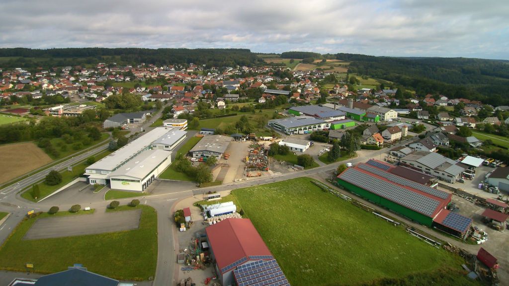 Luftbild Gewerbegebiet Limbach